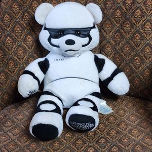 STAR WARS BUILD A BEAR THE FORCE AWAKENS STORM TROOPER White 18 " Plush BAB